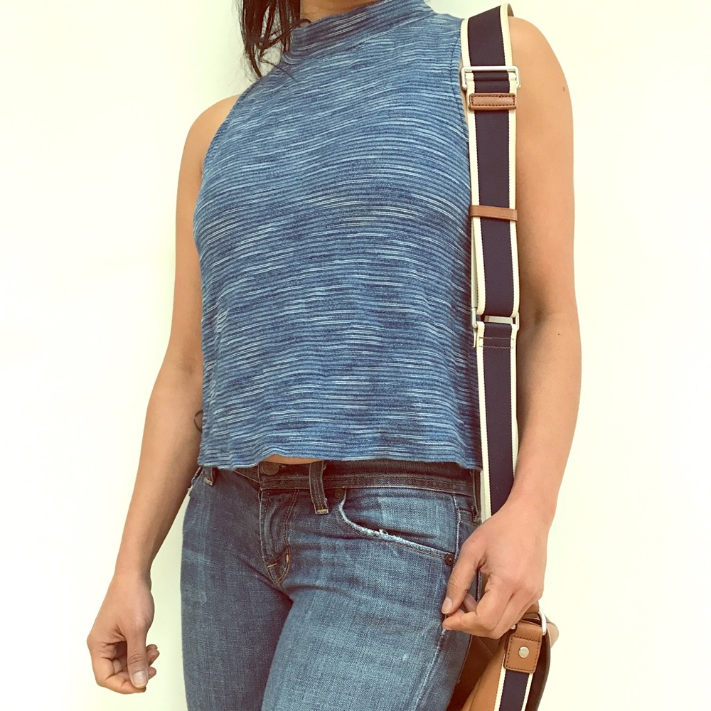 Anthropologie mock neck top